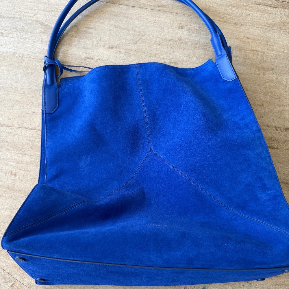 Victoria Beckham Large Blue Tote